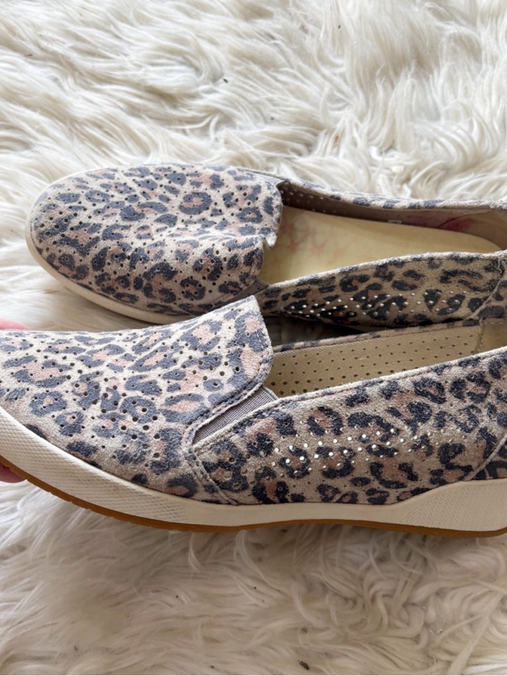 Dansko Odina Leopard Print Slip On Comfort Shoes Women's Size 38 Needs Insoles - Picture 3 of 8
